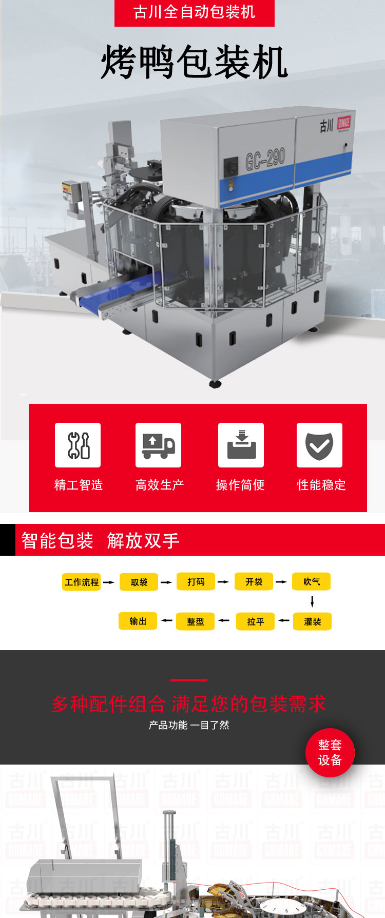 烤鴨<a href='lexishangcheng.com' target='_blank'><u>包裝機(jī)</u></a>